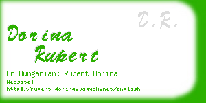dorina rupert business card